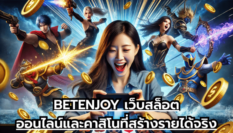 BETENJOY เว็บสล็อตออนไลน์และคาสิโนที่สร้างรายได้จริง