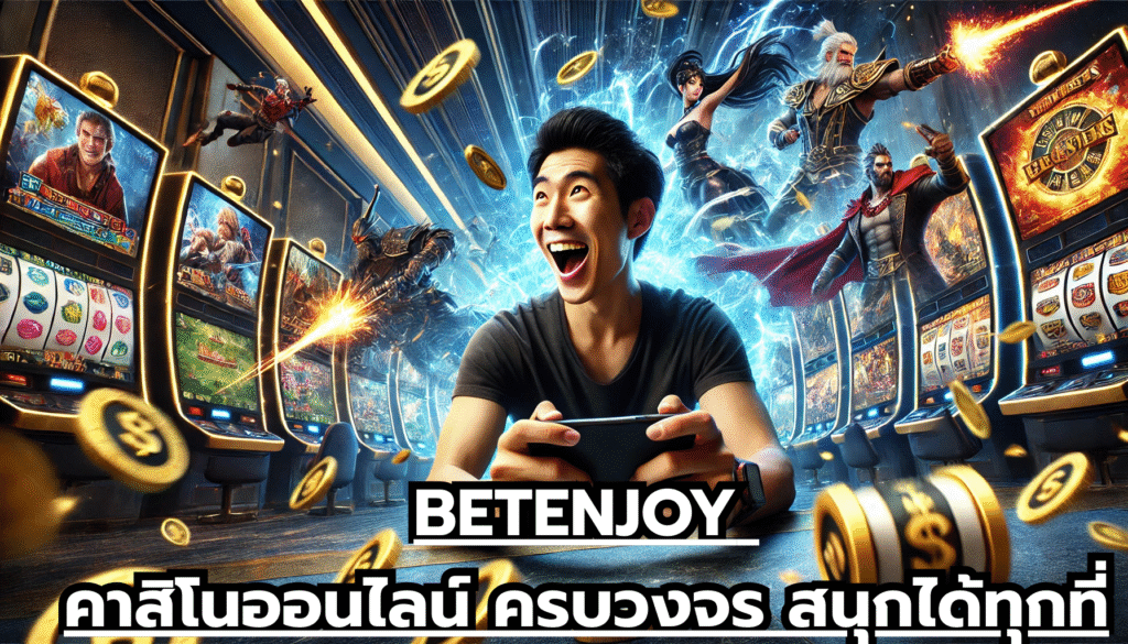 BETENJOY คาสิโนออนไลน์ ครบวงจร สนุกได้ทุกที่