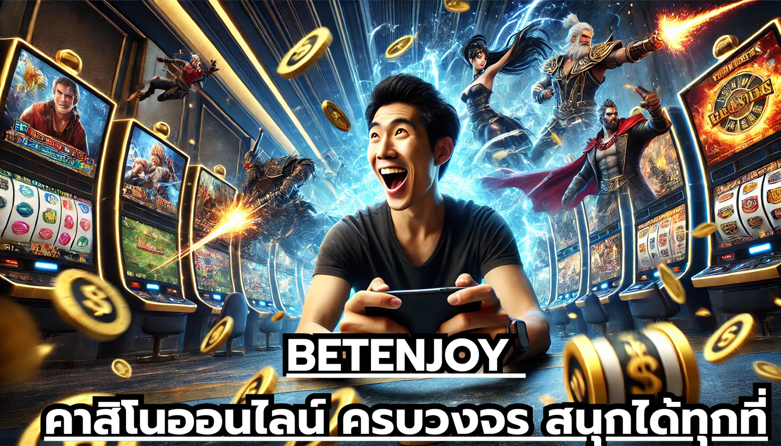 BETENJOY คาสิโนออนไลน์ ครบวงจร สนุกได้ทุกที่