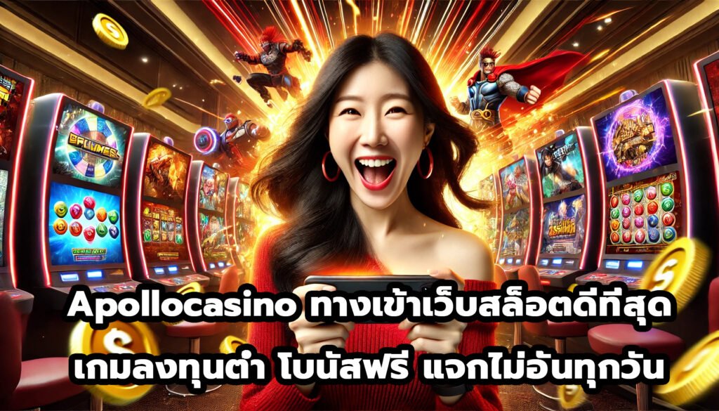 Apollocasino ทางเข้าเว็บสล็อตดีที่สุด เกมลงทุนต่ำ โบนัสฟรี แจกไม่อั้นทุกวัน-1