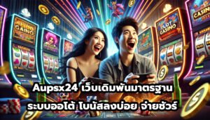 Aupsx24 เว็บเดิมพันมาตรฐาน ระบบออโต้ โบนัสลงบ่อย จ่ายชัวร์-2